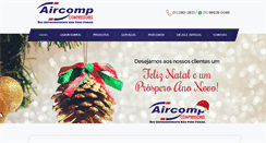 Desktop Screenshot of aircomp.com.br
