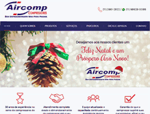 Tablet Screenshot of aircomp.com.br